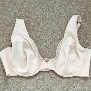 Victoria's Secret unlined full coverage bra in blush pink, size 36DDD